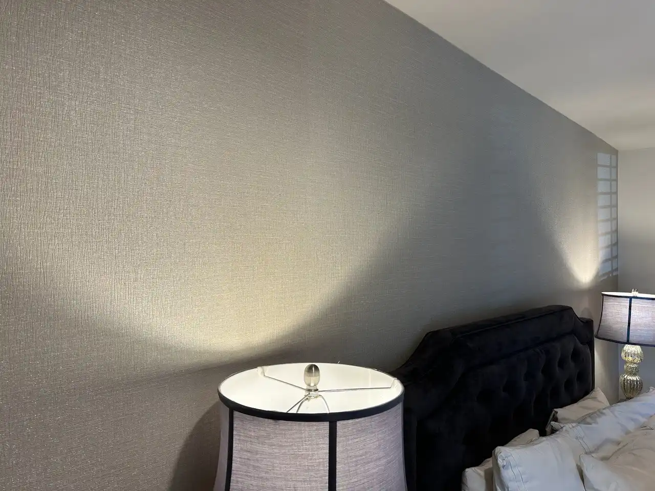 Johns Creek Georgia luxury wallpaper installation
